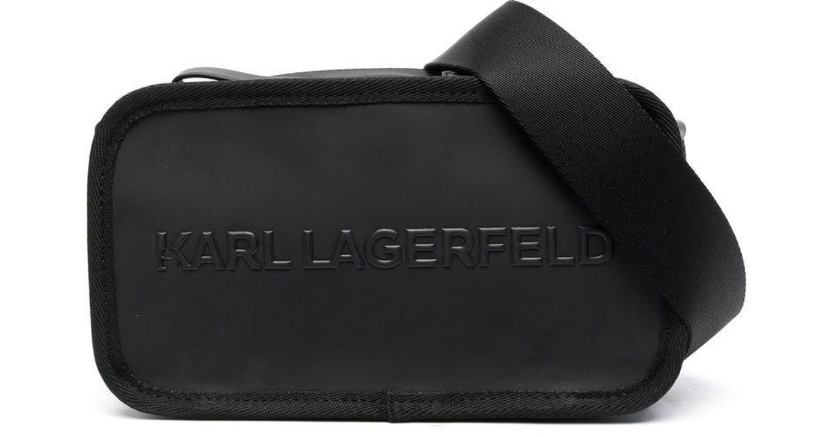 Karl Lagerfeld K/kover Messenger Bag in Black for Men Lyst Australia
