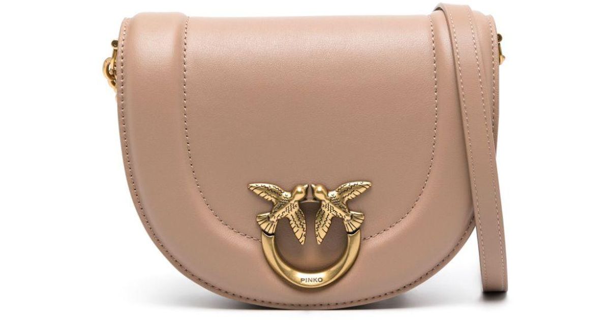 PINKO Small Click Round Love Crossbody Bag - Farfetch