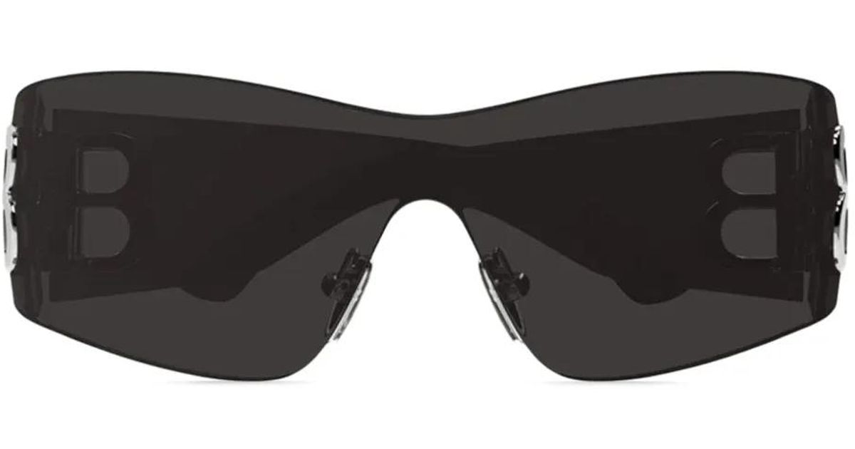 Bb Rivet Balenciaga Bb-Rivet Sunglasses in Black | Lyst