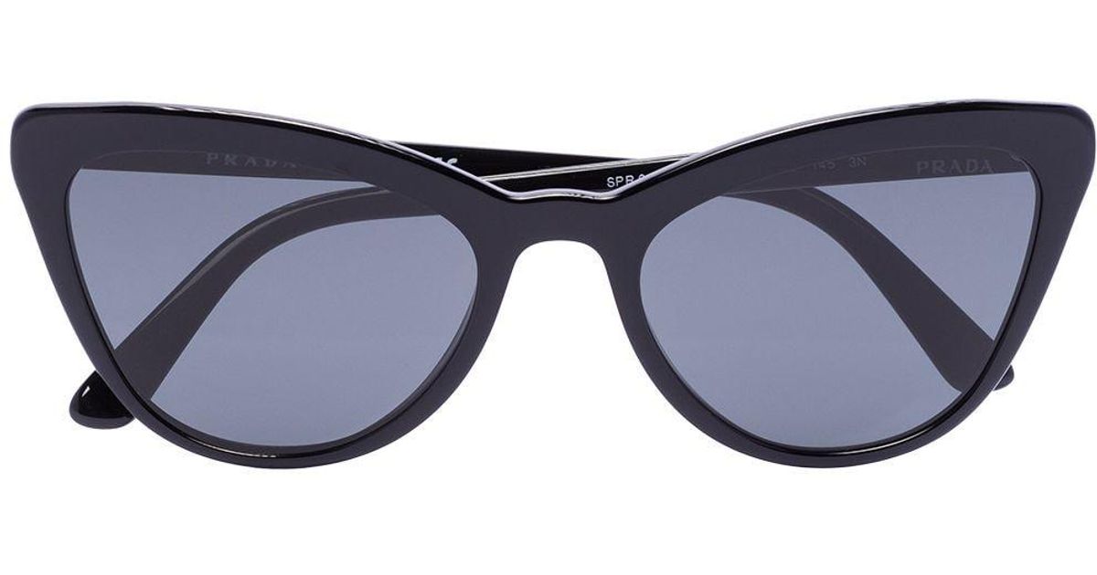 prada black cat eye sunglasses