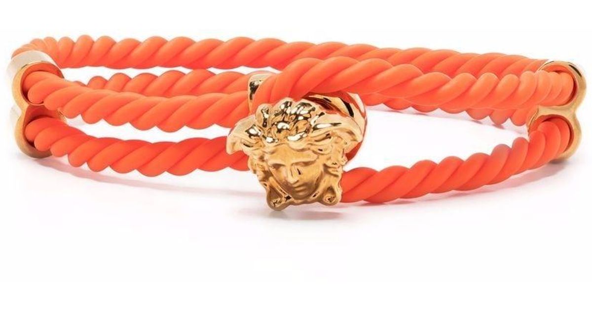 Versace Armband mit MedusaMotiv in Rot Lyst