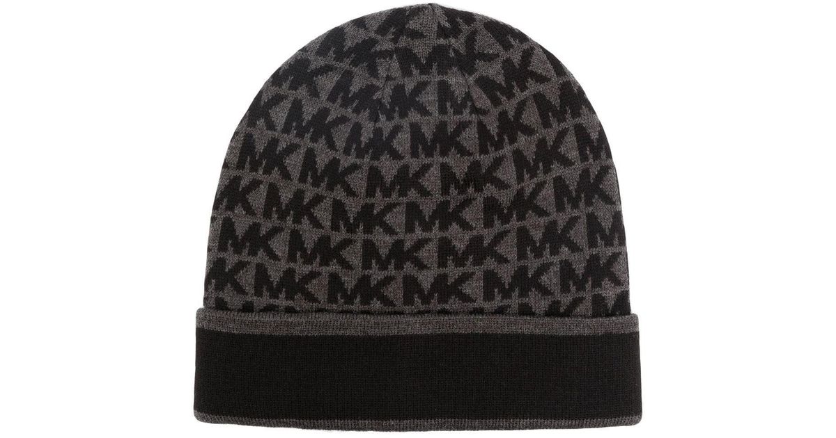 Bonnet à logo MK Vertical Michael Kors pour homme en coloris Noir | Lyst