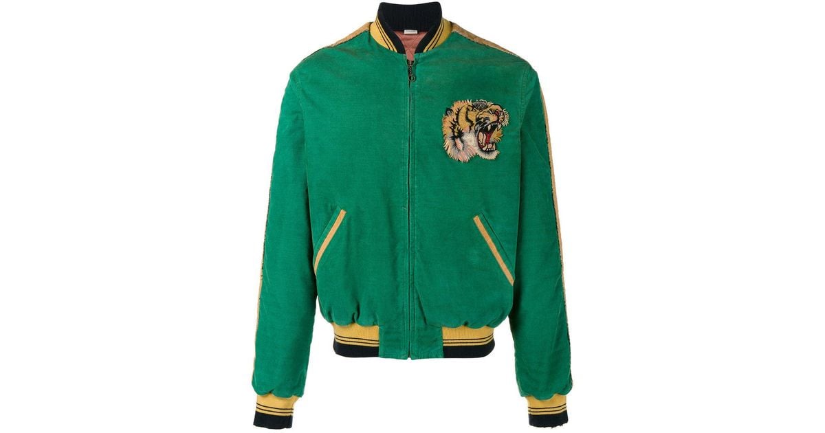 gucci green bomber jacket