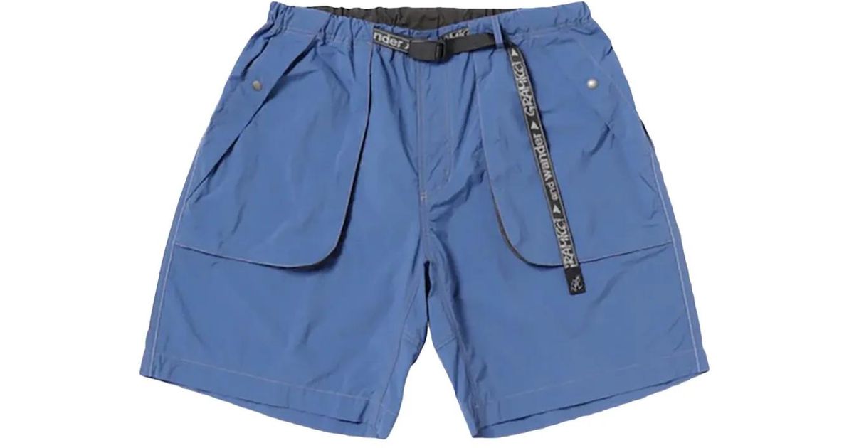 Gramicci X And Wander Brushed Nylon Short in Blue | Lyst