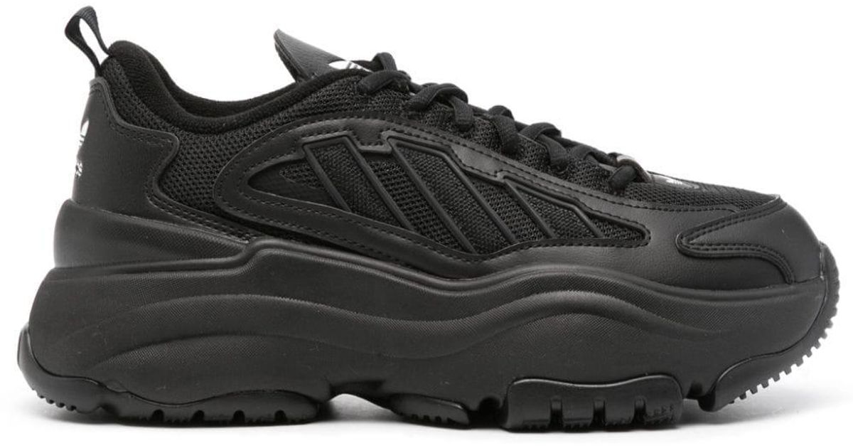 adidas Ozgaia Chunky Sneakers in Black | Lyst