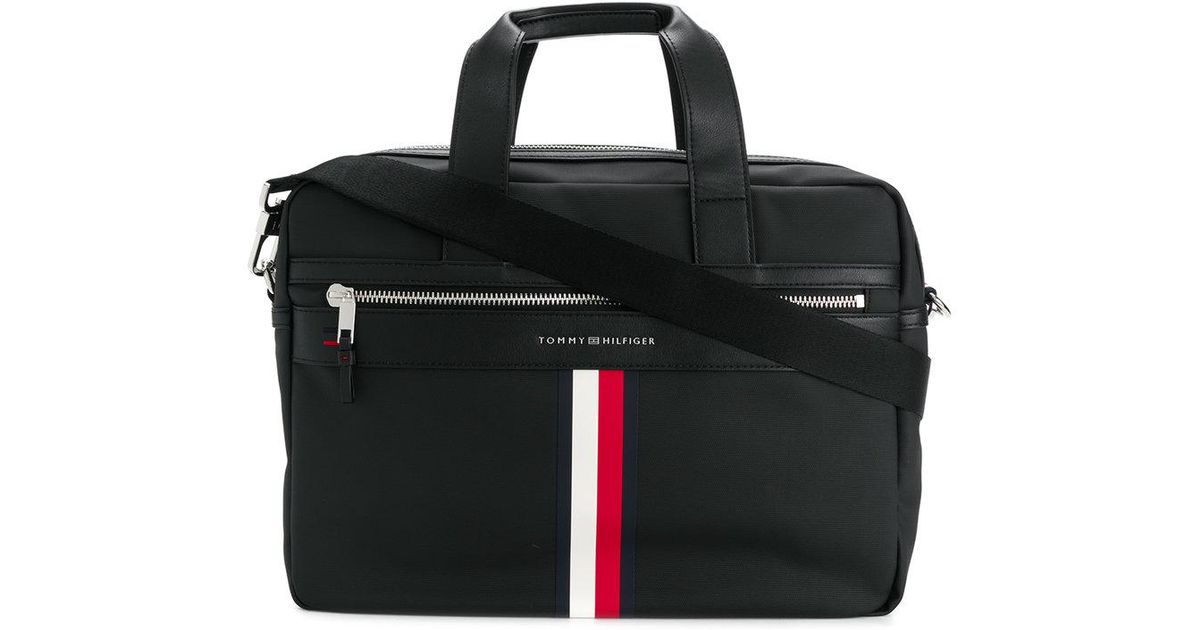 Tommy Hilfiger Business Casual Laptop Bag in Black for Men - Lyst