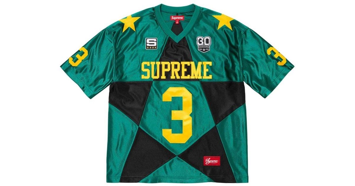 Supreme Star Football Jersey Black