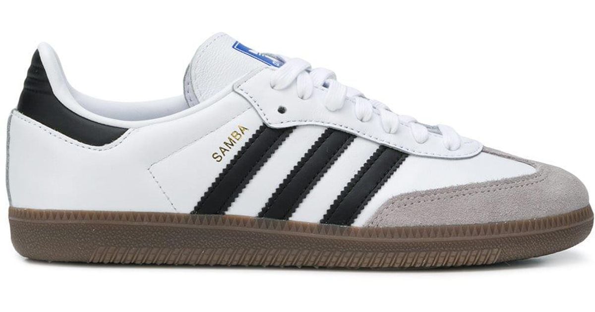 adidas Women's Samba Og Leather & Suede Lace Up Sneakers in White for ...