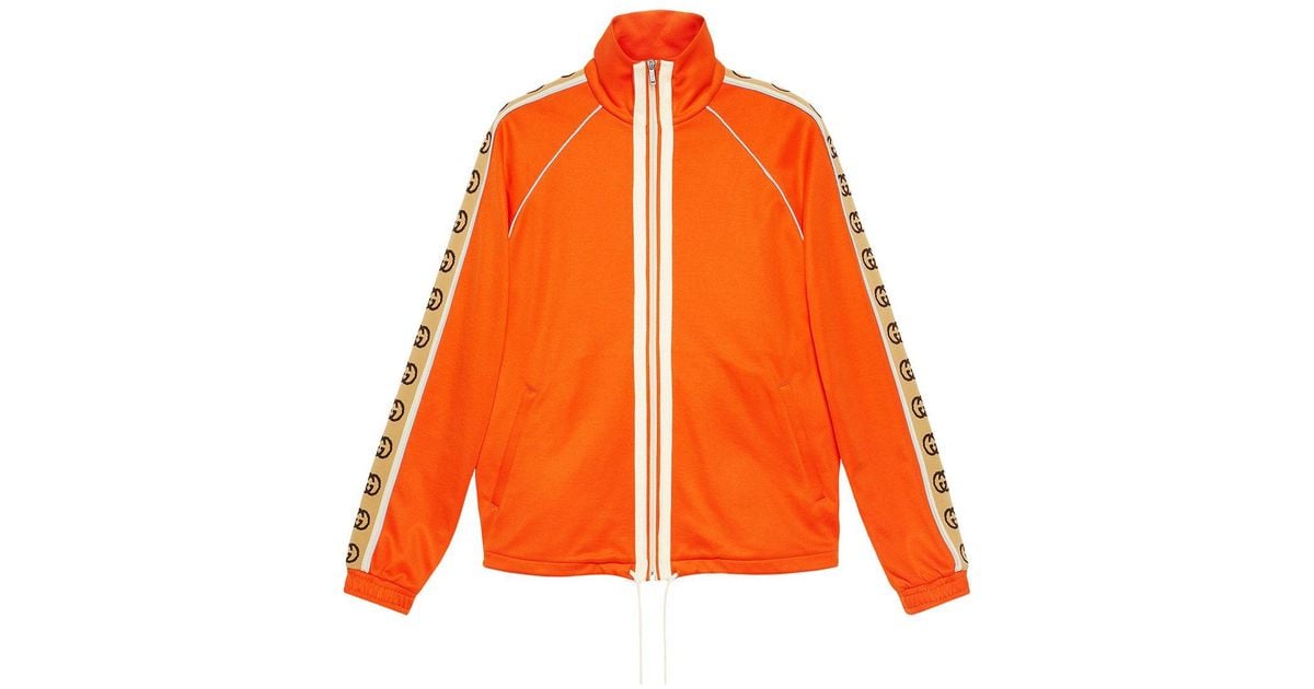 gucci oversize technical jersey jacket