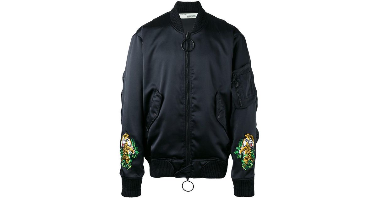 off white embroidered jacket> OFF-60%