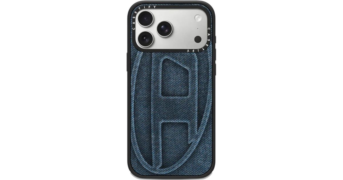 DIESEL X Casetify 60580 Denim-Effect Iphone 17 Pro Case in Blue | Lyst