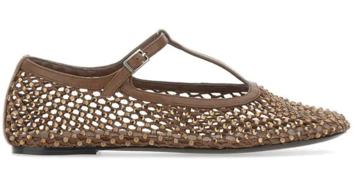 strategia shoes R33 Dolly Pumps in Metallic | Lyst