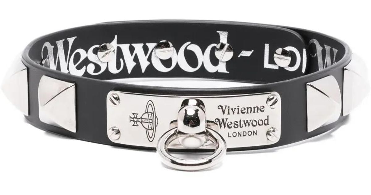 Vivienne Westwood Paulo Leather Choker in Black | Lyst