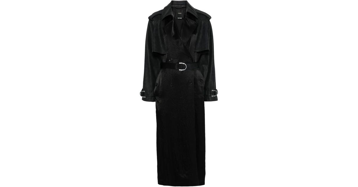トレンチコート PINKO THE BEST TRENCH PINKO The Best Trench | Black | FARFETCH TH