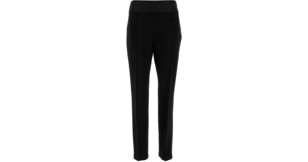 パンツ Fendi Black Stretch Cady Pant Fendi Stretch Cady Pant in Black | Lyst
