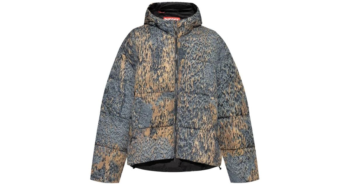 【正規品】極美品 DIESEL W-BOGAERT Puffer jacket W-BOGAERT jacket with print brand DIESEL — Globalbrandsstore.com/en