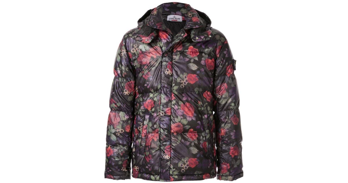 supreme black puffer jacket