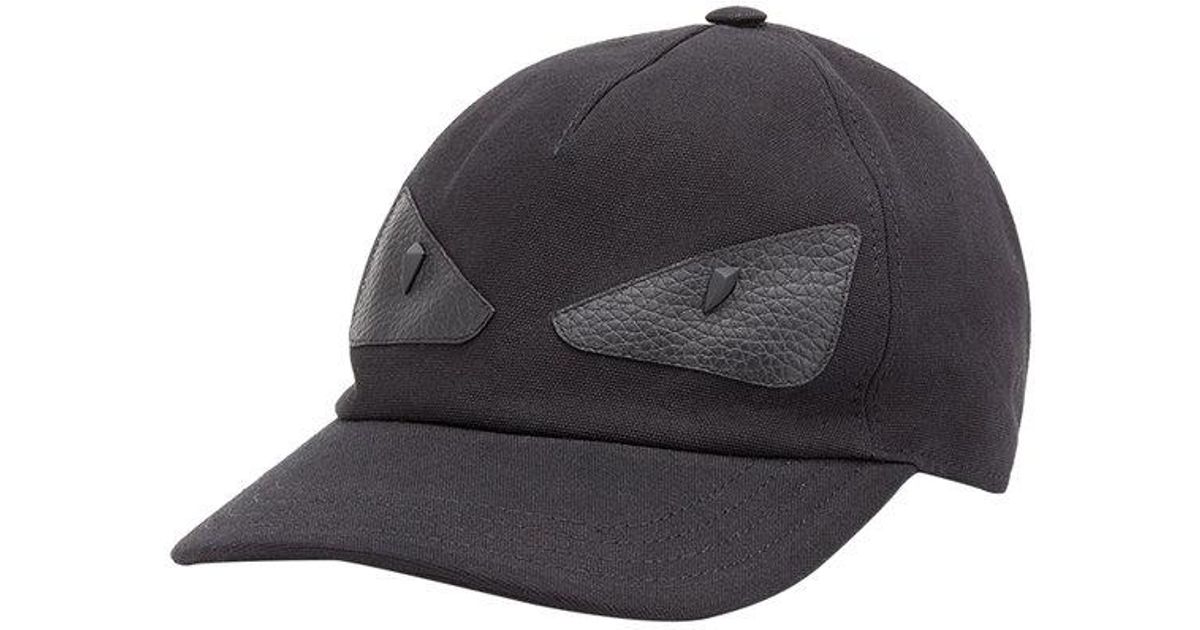 Fendi Cotton Bag Bugs Baseball Cap in 