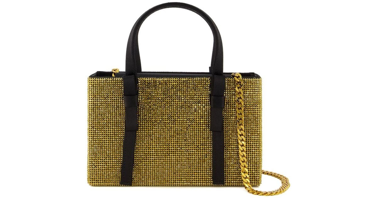 Kara Midi Bow Tote Bag in Green Lyst UK