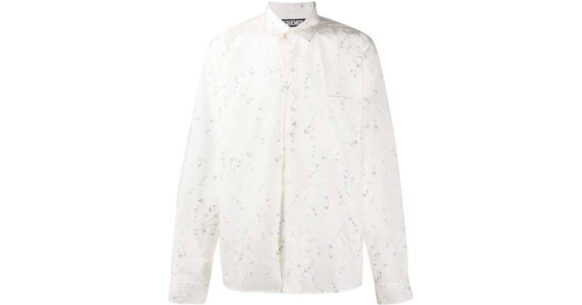 Jacquemus Cotton La Chemise Simon Shirt in White for Men | Lyst