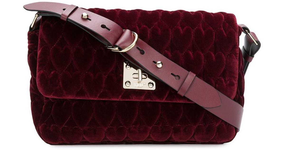 valentino red heart bag