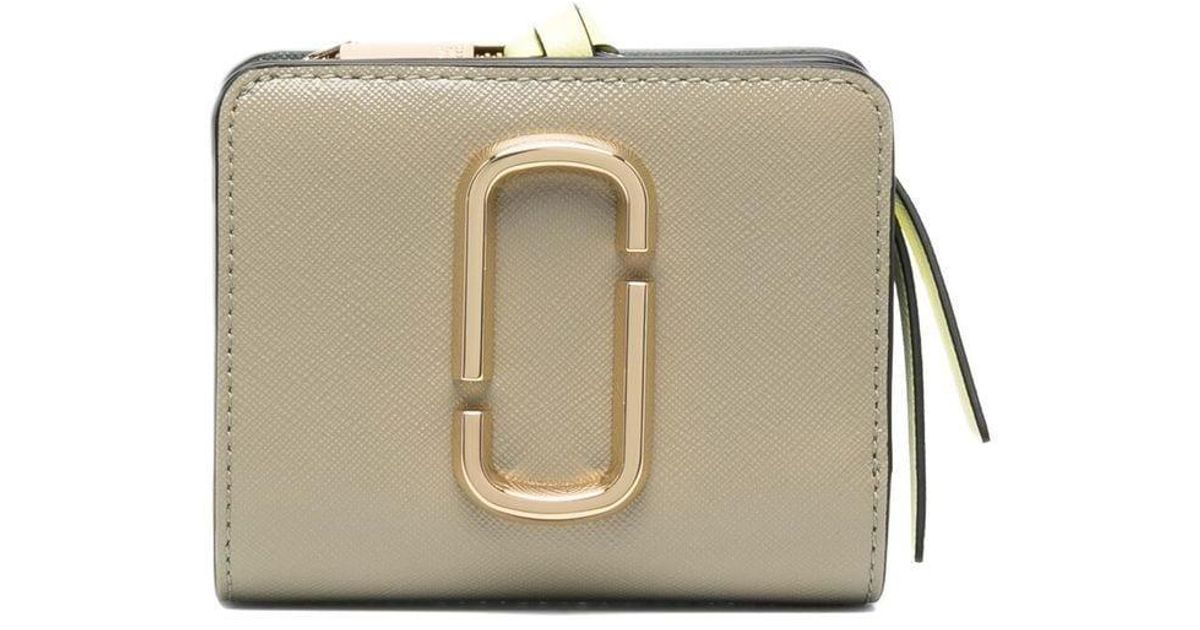 Marc Jacobs The Snapshot Mini Compact Wallet in Natural Lyst UK
