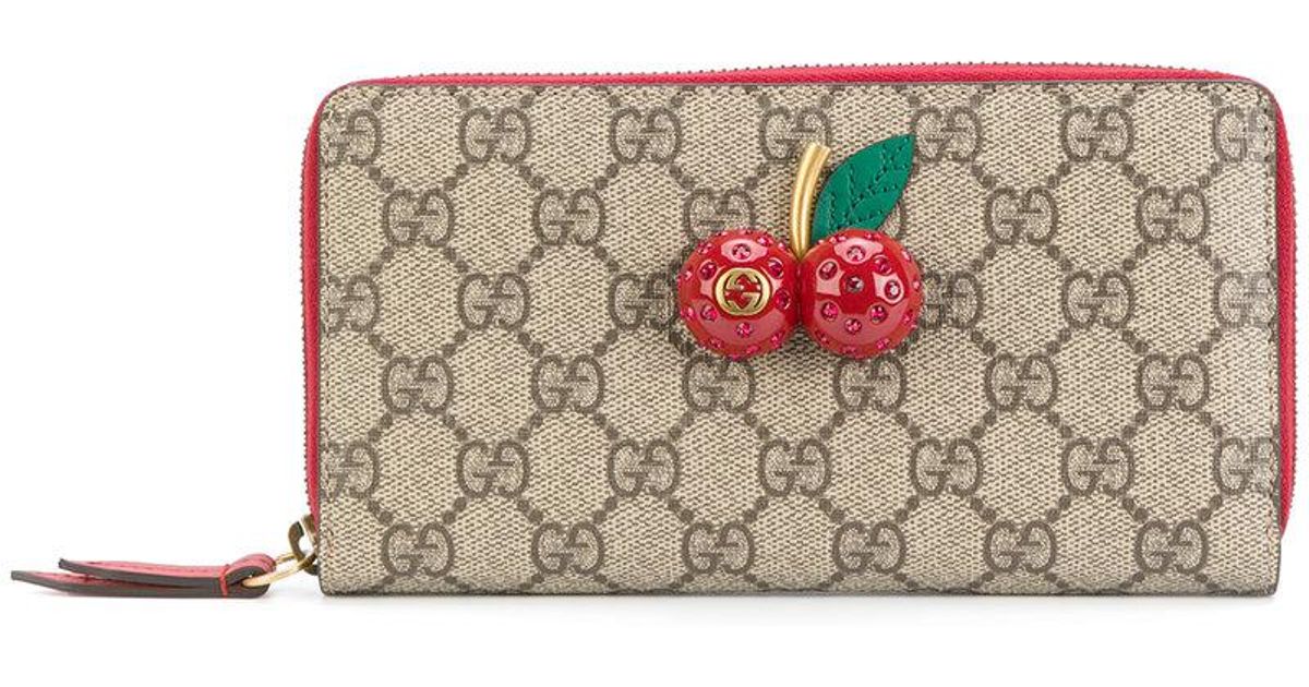 gucci cherry wallet