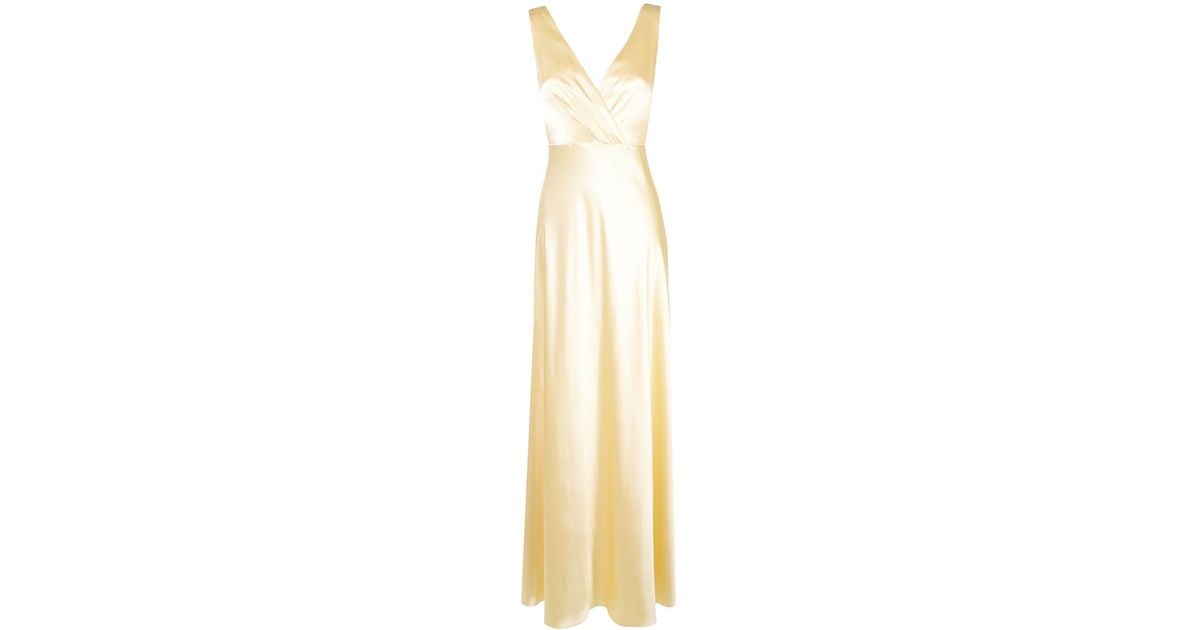 JILL Jill Stuart Natasha Gown in Yellow Lyst