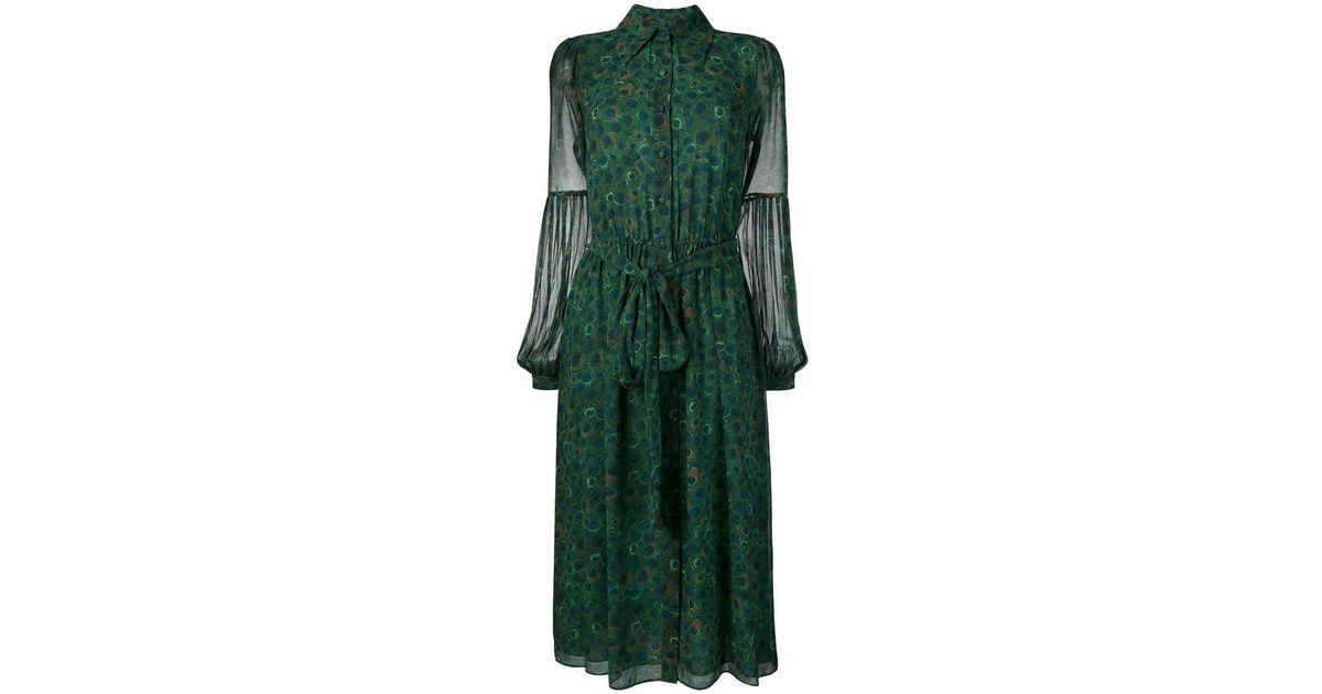 michael kors peacock dress