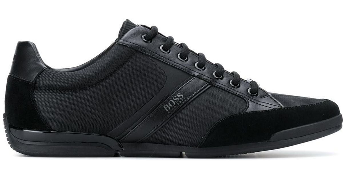 boss sneakers black
