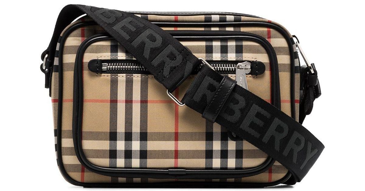 Burberry Paddy Vintage Check Crossbody Bag in Black for Men Lyst Canada