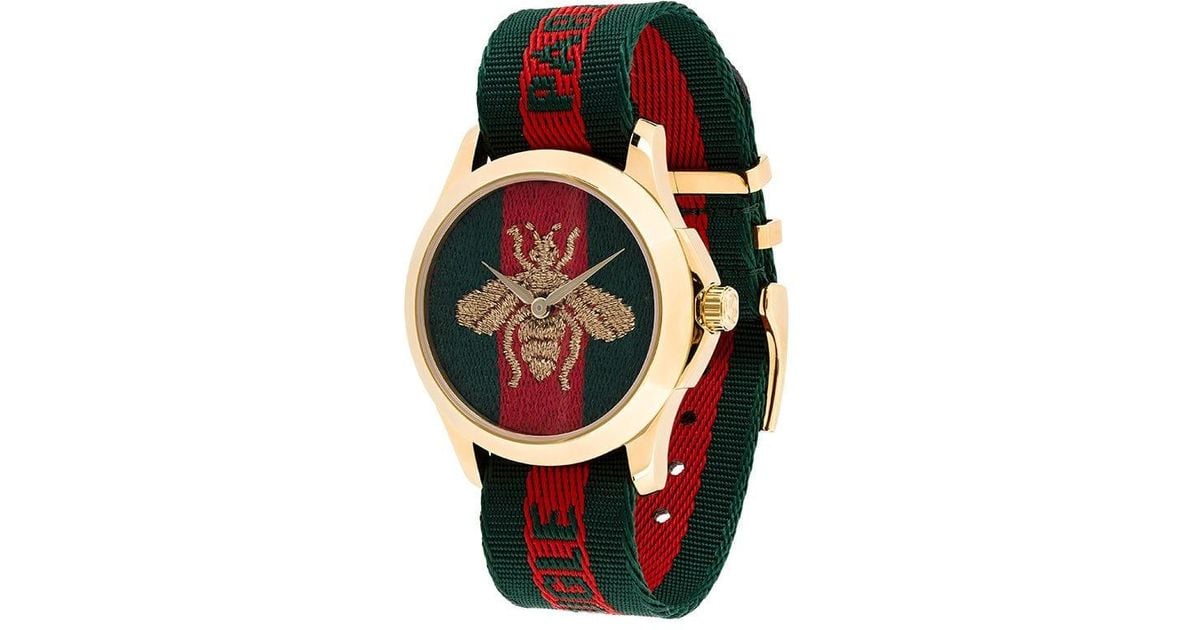Gucci fabric watch hot sale