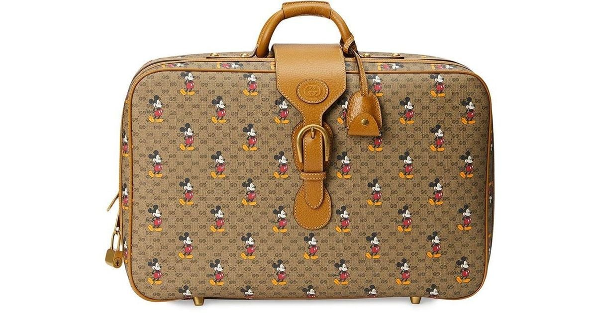 Gucci x Disney 2020 Mickey Duffle Bag - Brown Weekenders, Bags - GUC683986