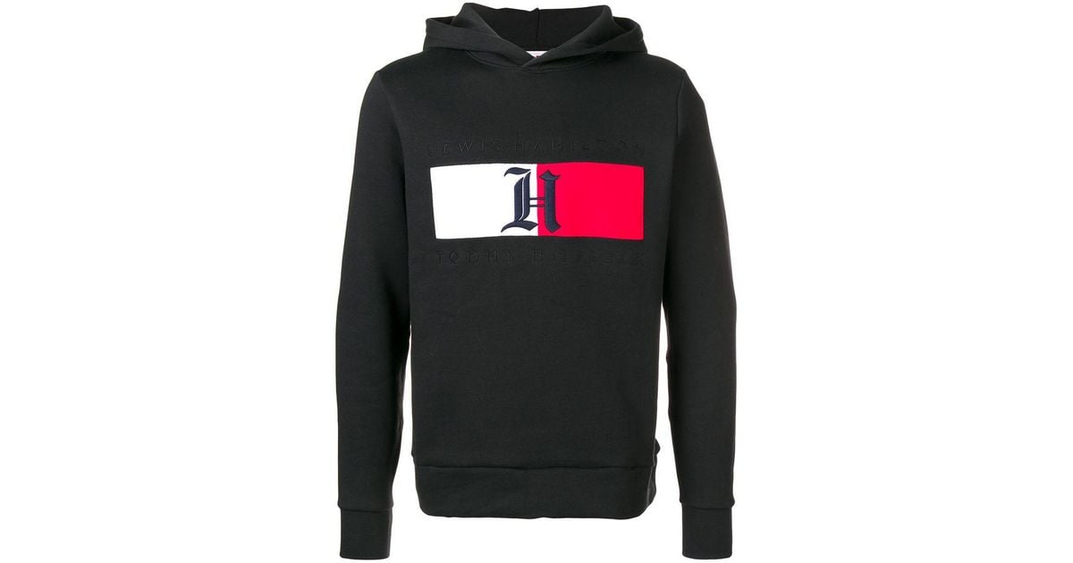 lewis hamilton flag logo hoodie
