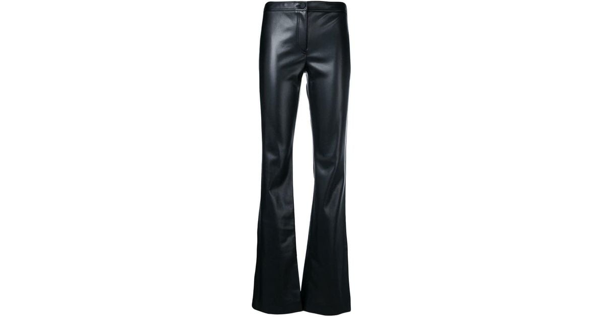 theory faux leather pants