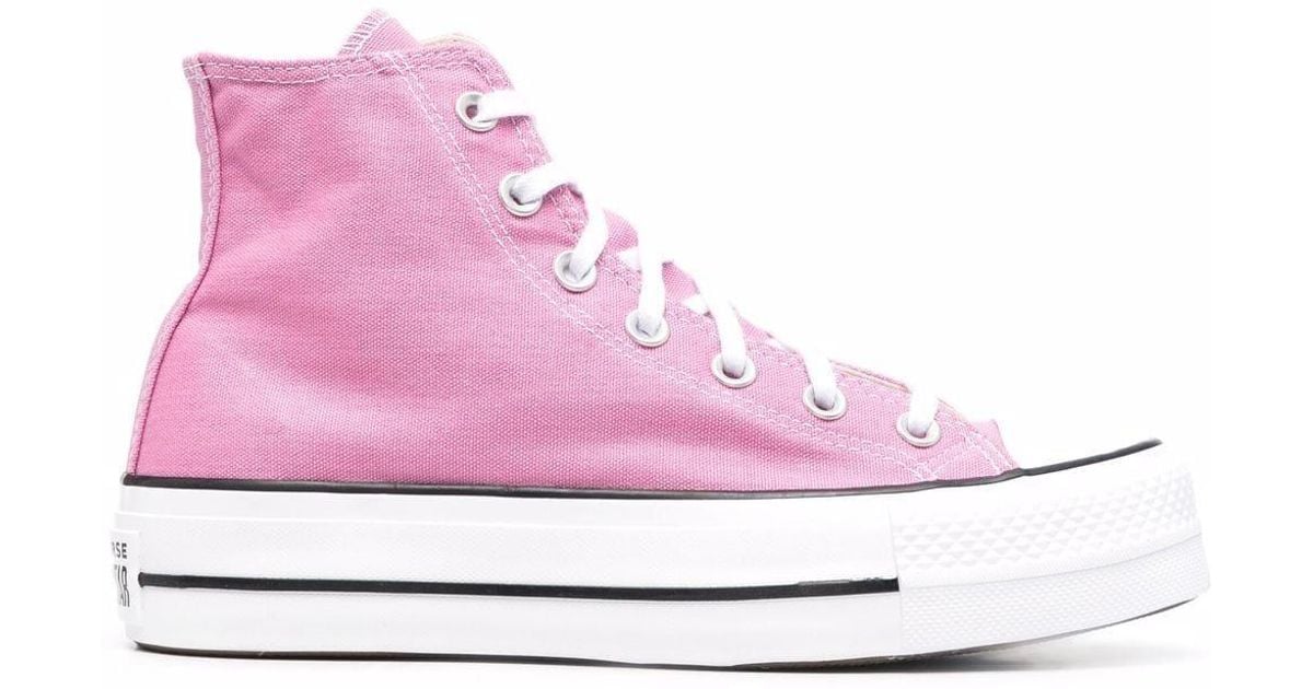 Converse Chuck Taylor Platform Sneakers in Pink | Lyst