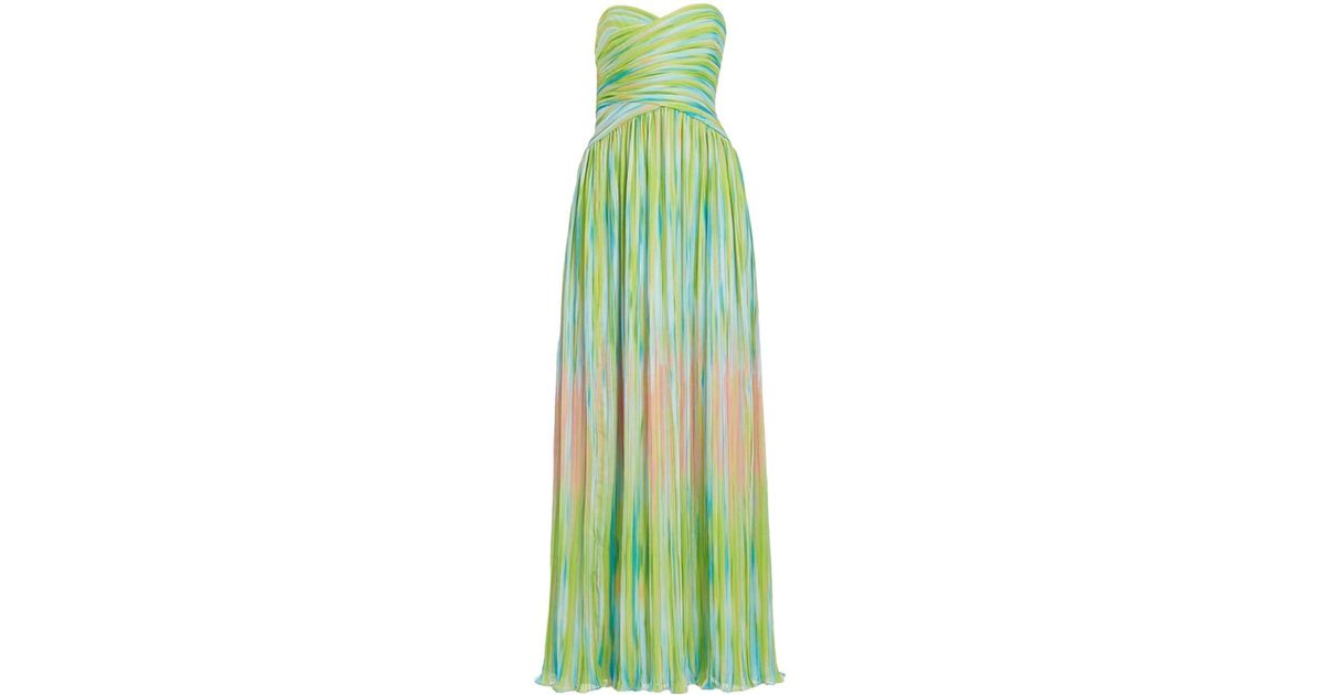 Monique Lhuillier Mila Dress in Green | Lyst