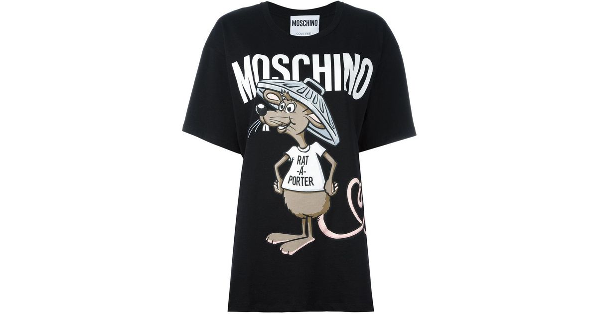 Moschino Cotton Printed Rat-a-porter T 