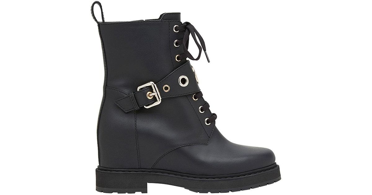 concealed wedge boots