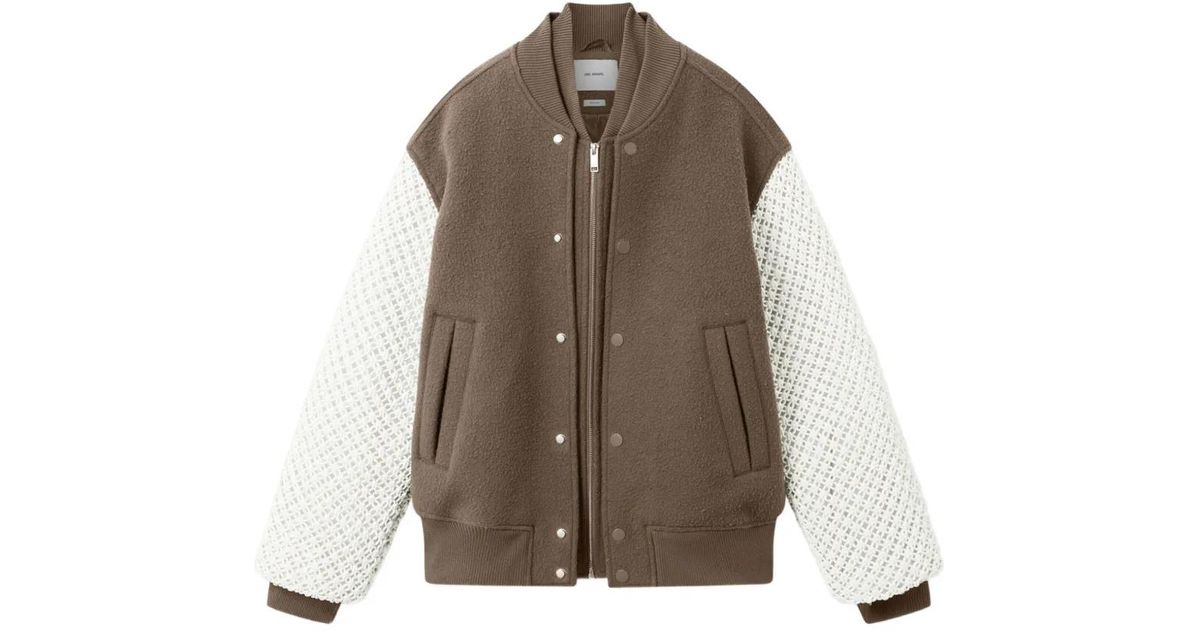 Axel Arigato Embroidered-Logo Bomber Jacket in Brown for Men | Lyst