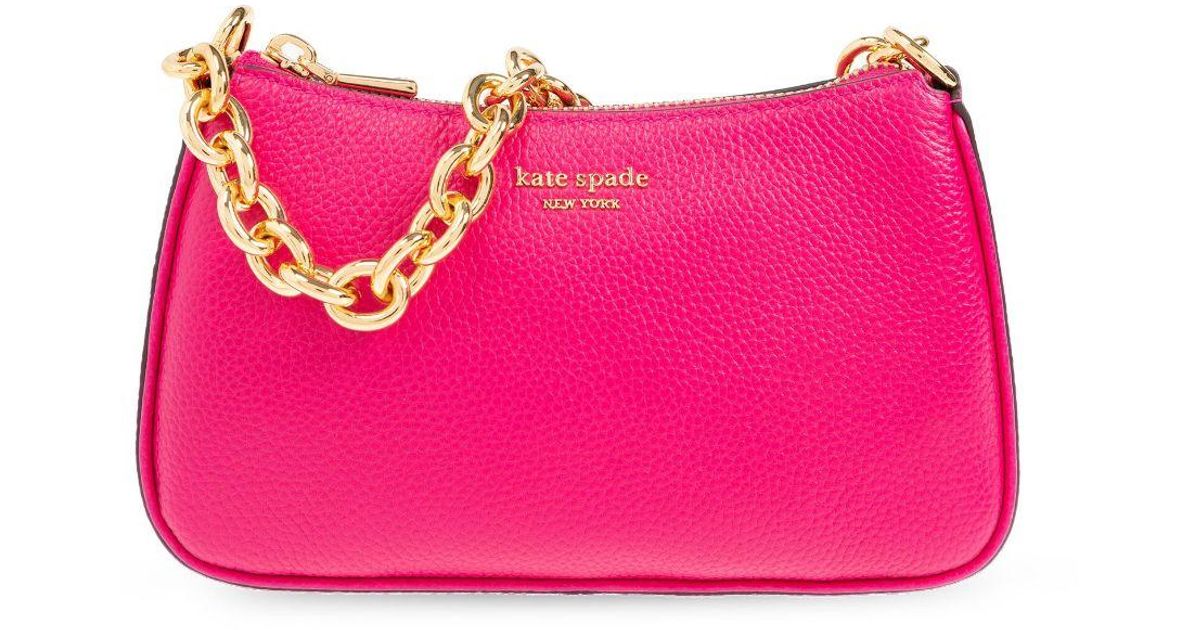 Kate Spade Small Jolie Leather Crossbody Bag in Pink Lyst Canada