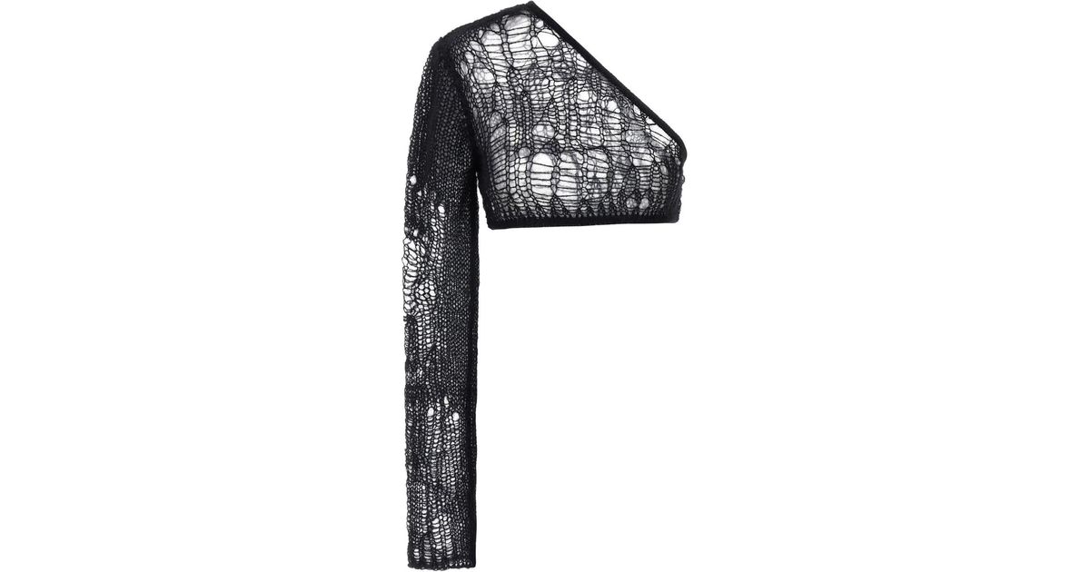 Tシャツ・カットソー Rick Owens 'Spider Ziggy' Top Rick Owens Spider Ziggy Top in Black | Lyst