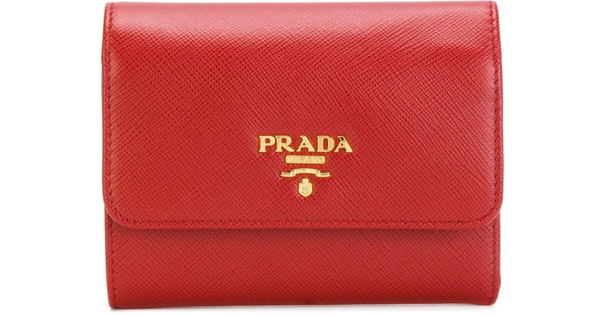 prada wallet trifold