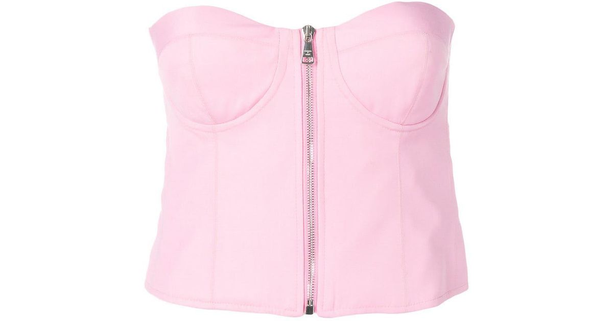 bustier top pink