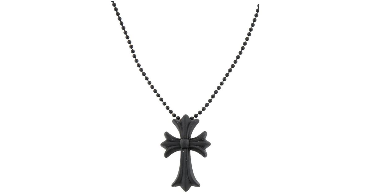 chrome hearts cross pendant necklace