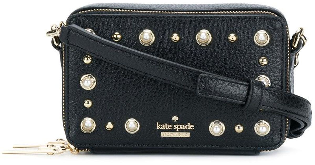 black studded purse