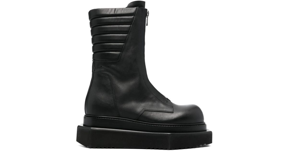 メンズ Rick Owens Moto Turbo Cyclops ブーツ ブラック | Lyst