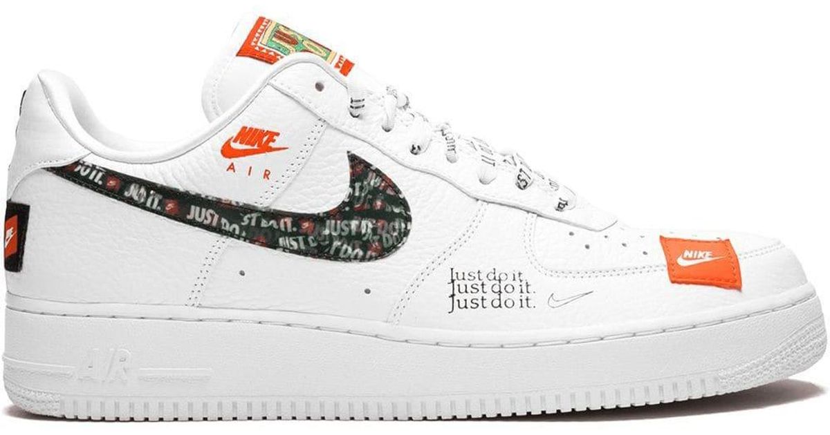 Nike Leather Air Force 1 '07 Prm Jdi Sneakers in White for Men - Lyst Nike Leather Air Force 1 '07 Prm Jdi Sneakers in White for Men - Lyst