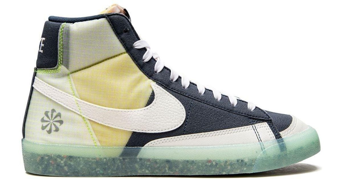 Nike Blazer Mid '77 "move To Zero" Sneakers in Blue for Men | Lyst
