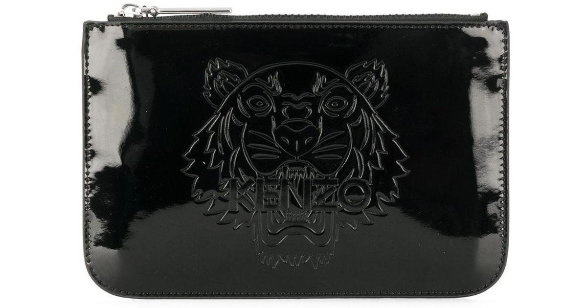 kenzo leather clutch